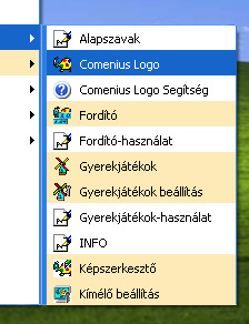 Comenius Logo indítása Start menüből